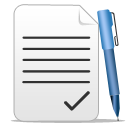 Pen, paper WhiteSmoke icon
