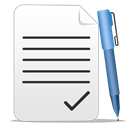 Pen, paper WhiteSmoke icon