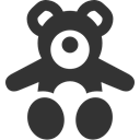 teddybear DarkSlateGray icon