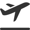 takeoff, airplane DarkSlateGray icon