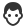 head, Human DarkSlateGray icon