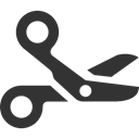 scissors DarkSlateGray icon