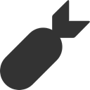 Bomb DarkSlateGray icon