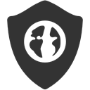 web, shield DarkSlateGray icon
