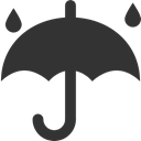 weather, rainy DarkSlateGray icon