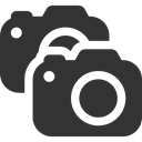 Camera, multiple DarkSlateGray icon