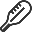 thermometer DarkSlateGray icon