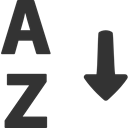Alphabetical, sorting DarkSlateGray icon