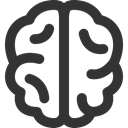Brain DarkSlateGray icon