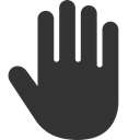 Hand, Cursor DarkSlateGray icon
