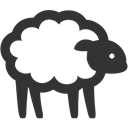Sheep DarkSlateGray icon