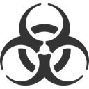 Biohazard DarkSlateGray icon
