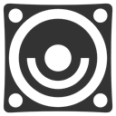 loudspeaker DarkSlateGray icon