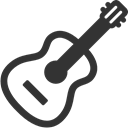 guitar Black icon