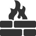 Firewall DarkSlateGray icon