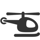 Helicopter DarkSlateGray icon