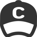 Cap, baseball DarkSlateGray icon