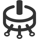 potentiometer DarkSlateGray icon