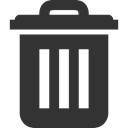 Trash DarkSlateGray icon