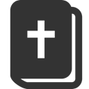 Bible, holy DarkSlateGray icon