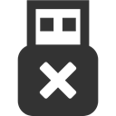 Disconnected, Usb DarkSlateGray icon