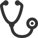 stethoscope DarkSlateGray icon