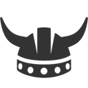 helmet, viking DarkSlateGray icon
