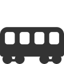 Car, Railroad DarkSlateGray icon