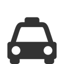 taxi DarkSlateGray icon