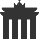 Gate, Brandenburg DarkSlateGray icon