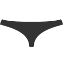 womens, underwear Black icon