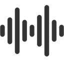 wave, Audio DarkSlateGray icon