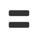 sign, Equal Black icon