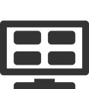 Channel, mosaic DarkSlateGray icon