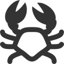 Crab DarkSlateGray icon