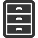 filing, Cabinet DarkSlateGray icon