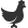 chicken DarkSlateGray icon