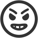 Angry DarkSlateGray icon