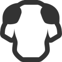 shoulder DarkSlateGray icon