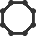 octagon DarkSlateGray icon