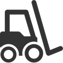 truck, Fork DarkSlateGray icon