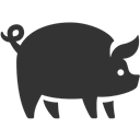pig DarkSlateGray icon