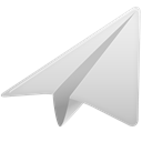 paper, Plane Black icon