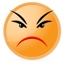 unhappy SandyBrown icon