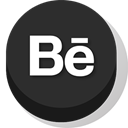 Buttonz, Behance DarkSlateGray icon