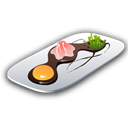Recipe, fusion Black icon