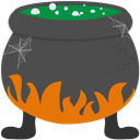 Cauldron, bubbling DarkSlateGray icon