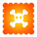 skull DarkOrange icon