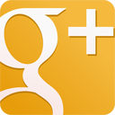Googleplus, yellow Goldenrod icon