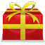 present, christmas, instatuts Firebrick icon
